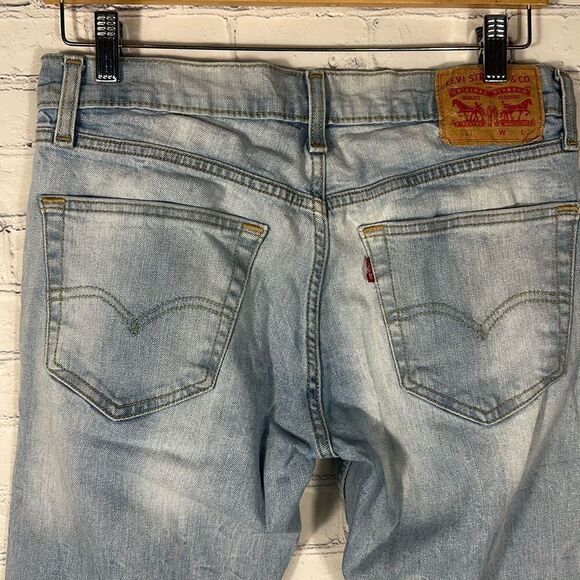 Levi’s 527 Men’s Low Boot Cut Jeans size W30 x L31 Light Wash - Picture 6 of 11